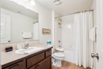 upper level Bathroom at Kenai Retreat